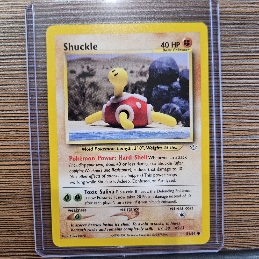 Pokemon Shuckle 51/64 Trading Card
